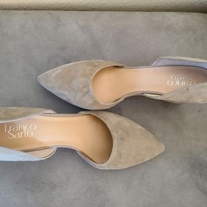 Franco Sarto Suede Wedges